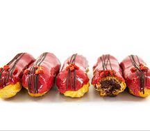 Эклеры Шоколад-вишня