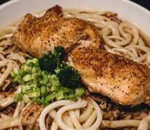 Удон с курицей