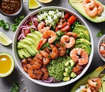 Поке с креветками