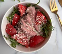 Салат с ростбифом