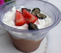 Яблочно-творожный десерт