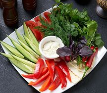 Овощная тарелка