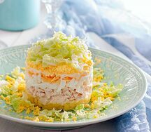 Салат Лебединый пух