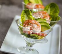 Коктейль с креветками