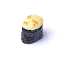 Запеченные суши с сырной креветкой