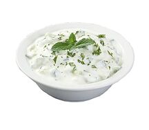 Мацони с чесноком