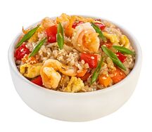 Тяхан с креветкой