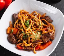 Жареный лагман