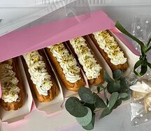 Эклеры Фисташковые