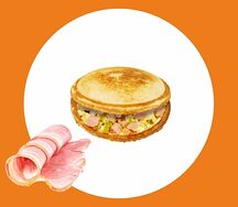 Таврик с беконом и сырным соусом