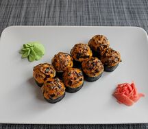 Запеченный Острый с грибами