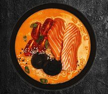 Том ям с лососем