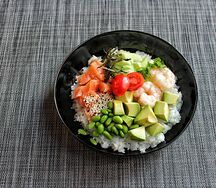 Поке Микс лосось и креветка