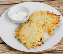 Драники Фаршированные с шампиньонами