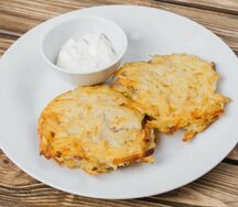 Драники Фаршированные с курицей