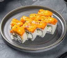 Запеченный ролл Филадельфия с авокадо