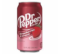 Газированный напиток Dr Pepper клубника со сливками 