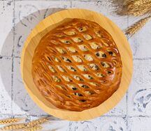 Пирог с курицей и грибами