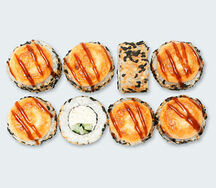 Запеченная Калифорния в кунжуте