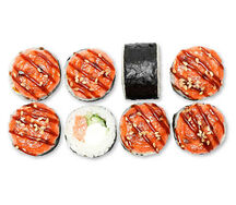 Запеченный Дабл с лососем