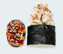 Запеченные суши с угрем