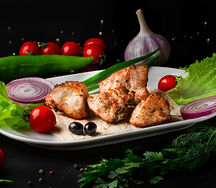 Шашлык из cвинoй шейки