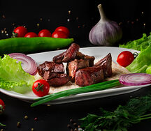 Шашлык из ливера телятины