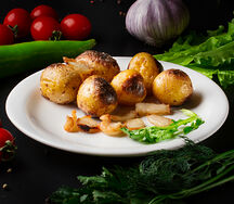 Картофель на мангале