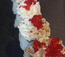 Ролл Лава с крабом