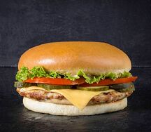 Куриный бургер с сыром