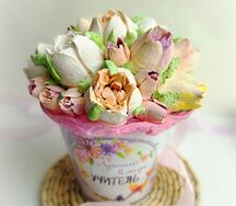 Зефирный букет для учителя