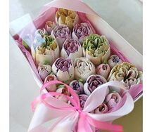 Зефирные цветы ручной работы