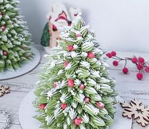 Зефирная ёлка. Новогодний подарок. 