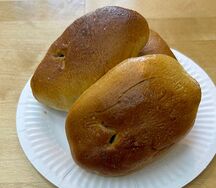 Пирожок с картофелем и грибами