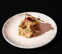 Пхали Баклажан с болгарским перцем и грецким орехом