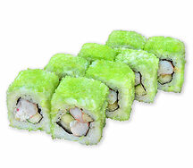 Ролл Калифорния Гринн с креветкой