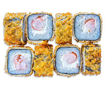 Теплый темпура ролл с креветкой 8 шт