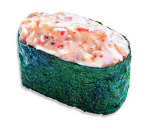 Спайси-суши с крабом