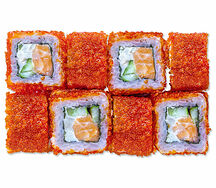 Ролл Калифорния с лососем