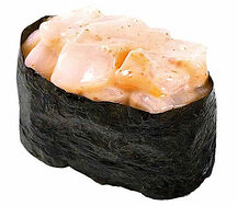 Суши Спайси с гребешком