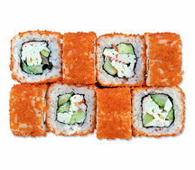 Ролл Калифорния с крабом 