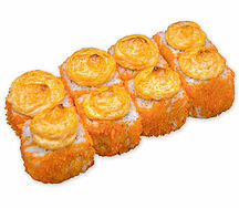 Запеченный ролл Киотта яки 8 шт