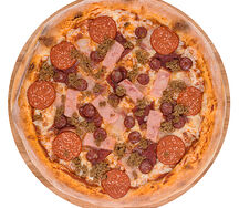 Пицца Большое мясное барбекю 25 см