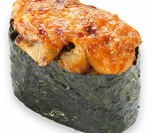 Запеченные суши с крабом