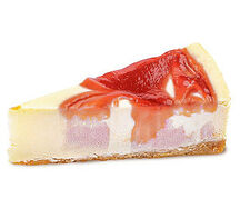 Чизкейк Нью-Йорк с клубникой