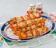 Мини-шашлычки из курицы 