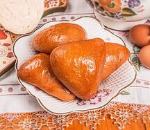 Пирожок Капуста с яйцом