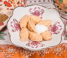 Пельмени с горбушей