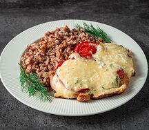 Курица по-французски с гарниром