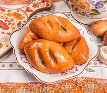 Пирожок Картошка с грибами